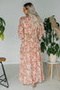 Bohemian Floral High/Low Maxi Dress - Whiskey Skies - SWEET GENERIS