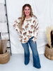 Bonfire Wild Horses Long Sleeve Sweater Knit - Whiskey Skies - SHOW ME YOUR MUMU