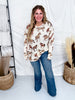 Bonfire Wild Horses Long Sleeve Sweater Knit - Whiskey Skies - SHOW ME YOUR MUMU