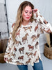 Bonfire Wild Horses Long Sleeve Sweater Knit - Whiskey Skies - SHOW ME YOUR MUMU