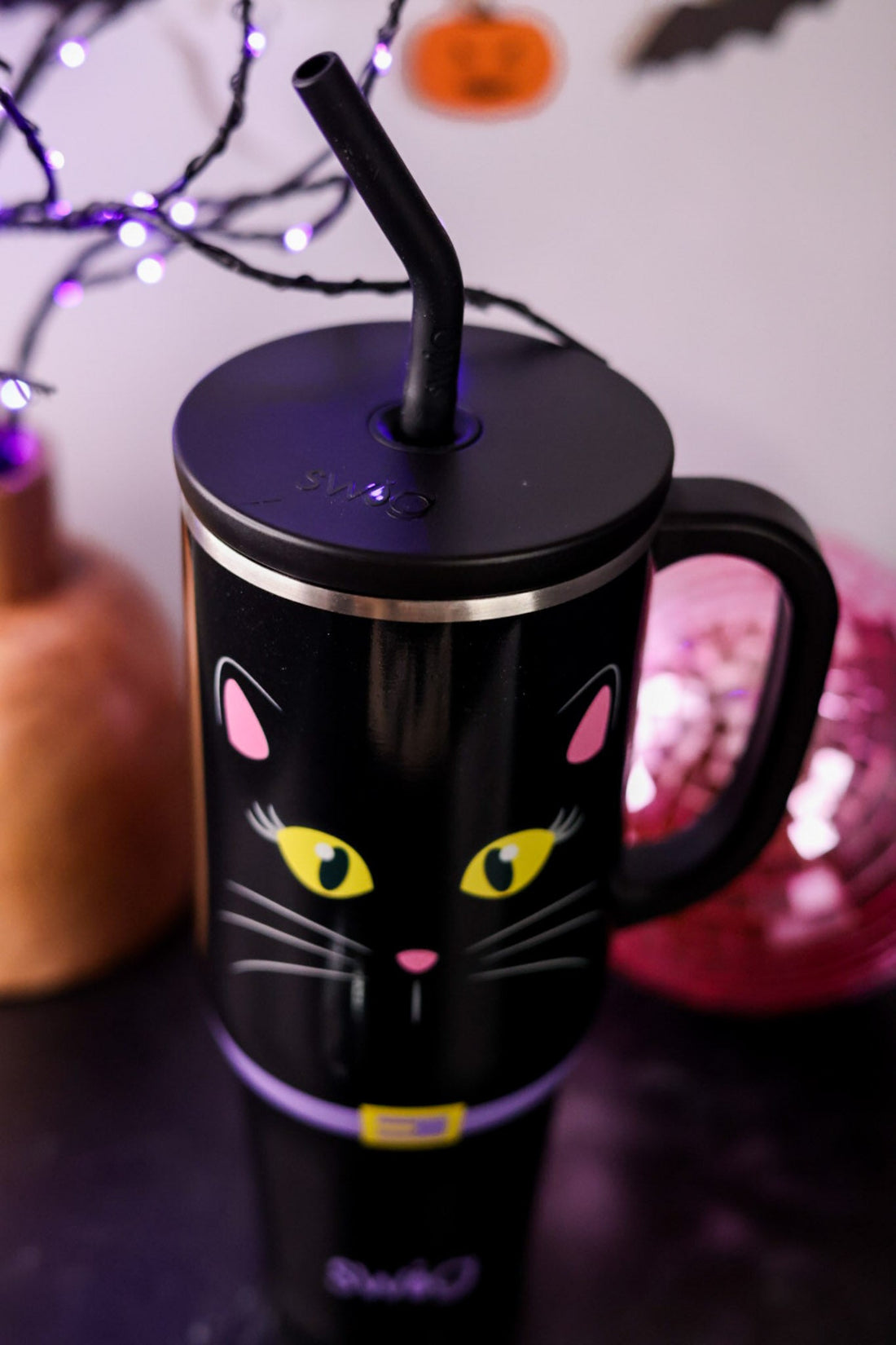Boo Crew Black Cat 40oz Mega Mug - Whiskey Skies - SWIG LIFE