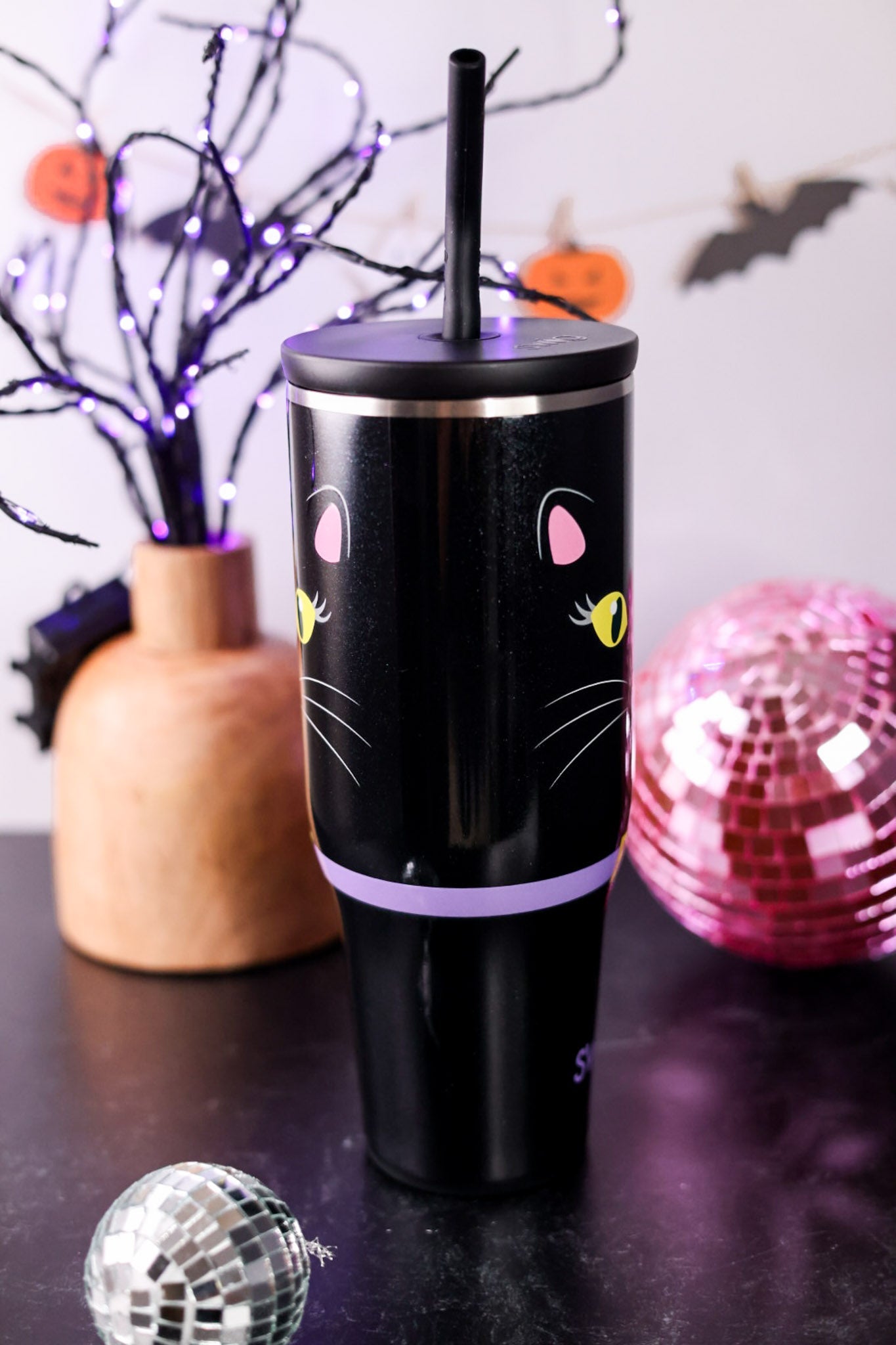Boo Crew Black Cat 40oz Mega Mug - Whiskey Skies - SWIG LIFE