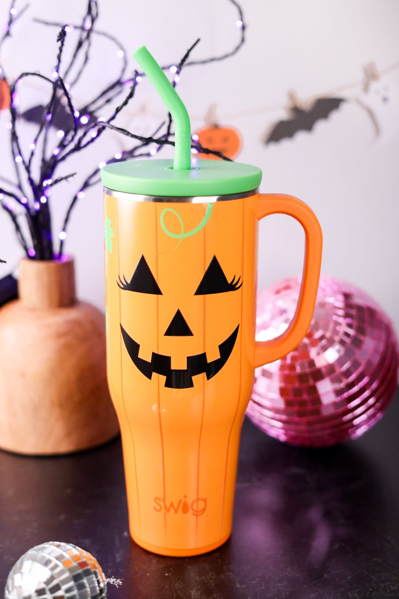 Boo Crew Pumpkin 40oz Mega Mug - Whiskey Skies - SWIG LIFE