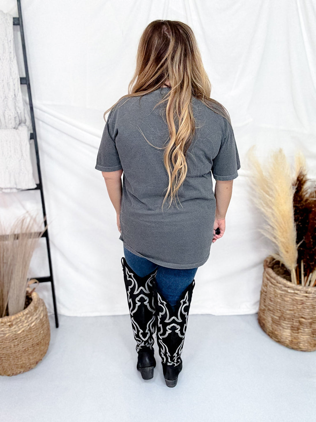 Boo, I Mean MOO Graphic T-Shirt - Whiskey Skies - THE LATTIMORE CLAIM