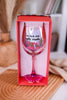 Book Club Wine Glass In Gift Box - Whiskey Skies - PAVILION