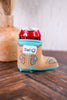 Boot Scootin' Turquoise Can Coolie W/ Card Pocket - Whiskey Skies - SWIG LIFE