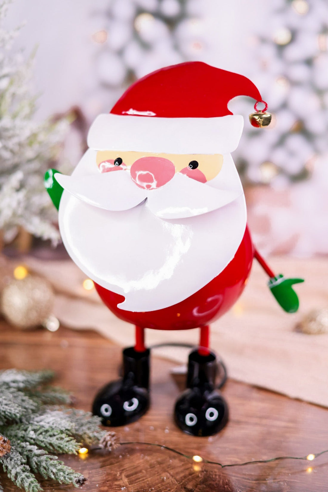 Bouncing Tabletop Santa Claus - Whiskey Skies - SUNSET VISTA DESIGNS