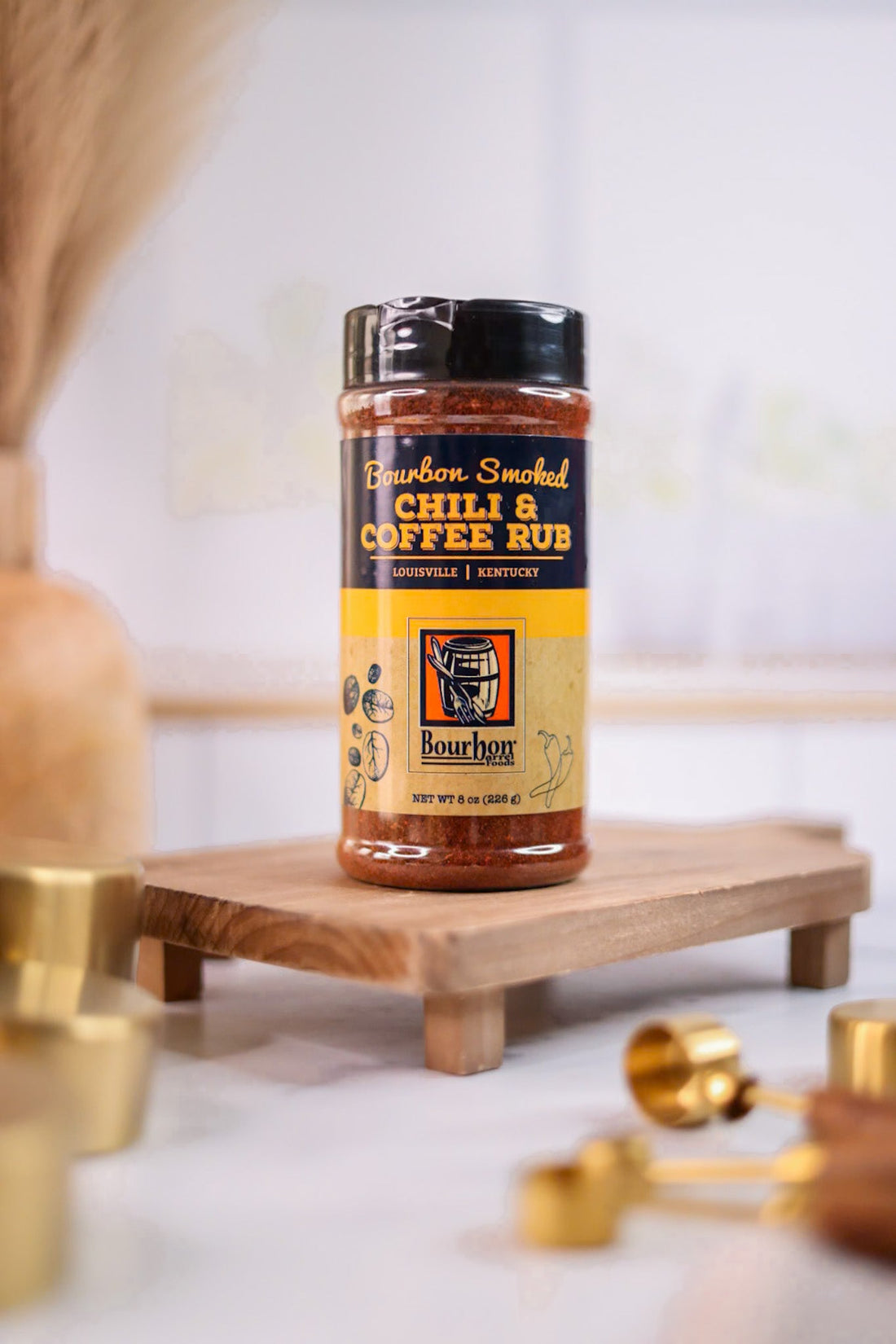 Bourbon Smoked Coffee and Chili Rub - Whiskey Skies - BOURBON BARREL FOODS