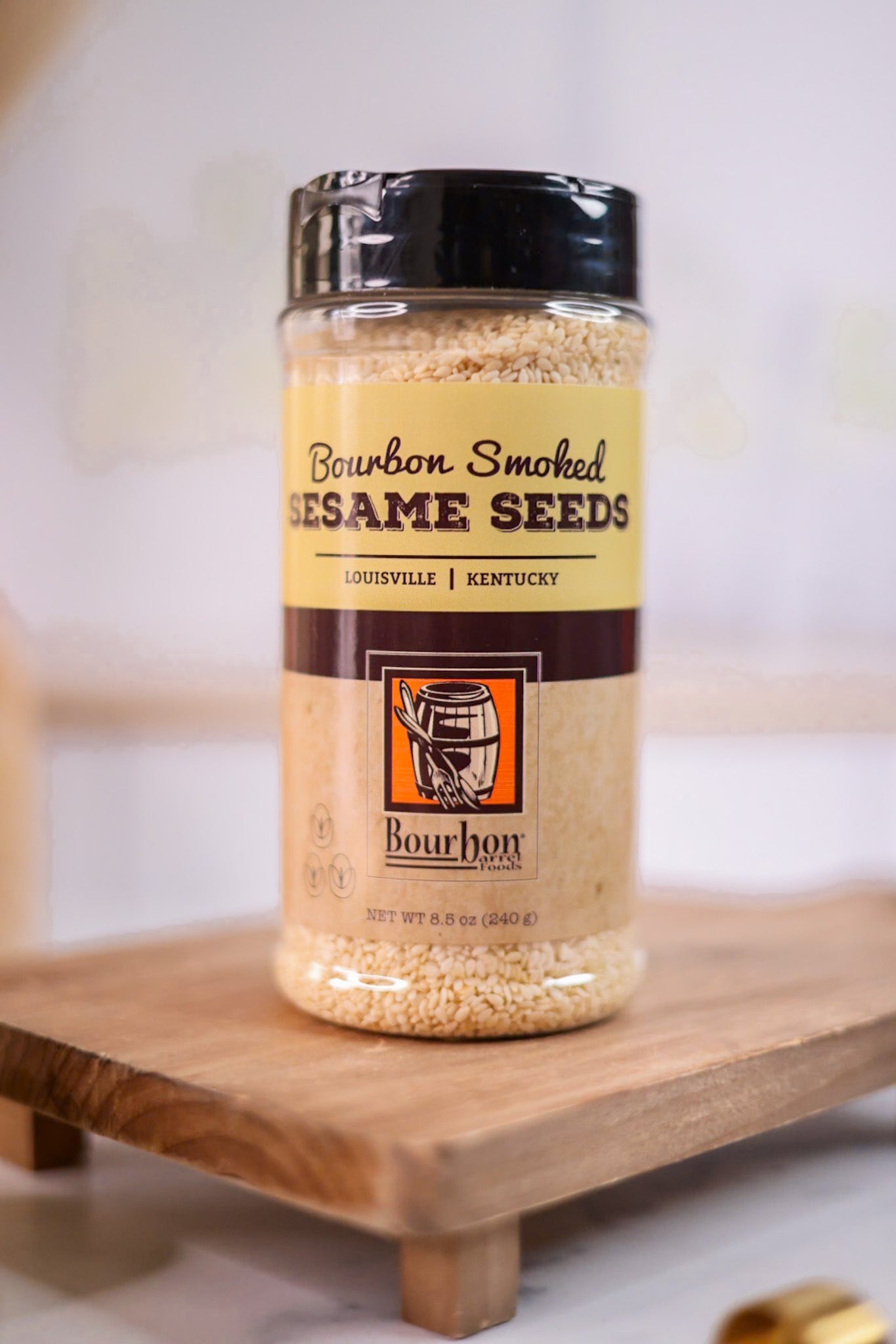 Bourbon Smoked Sesame Seeds - Whiskey Skies - BOURBON BARREL FOODS