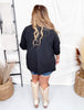 Boyfriend Cut Stretchy Open Front Blazer W/ Rolled Up Sleeves (8 Colors) - Whiskey Skies - ANDREE BY UNIT