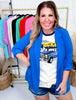 Boyfriend Cut Stretchy Open Front Blazer W/ Rolled Up Sleeves (8 Colors) - Whiskey Skies - ANDREE BY UNIT