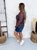 Bronzed Bloom Long Sleeve Mesh Top - Whiskey Skies - STERLING KREEK