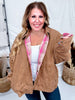 Brown & Pink Reversible Mixed Fabric Mackinaw Jacket - Whiskey Skies - J.NNA