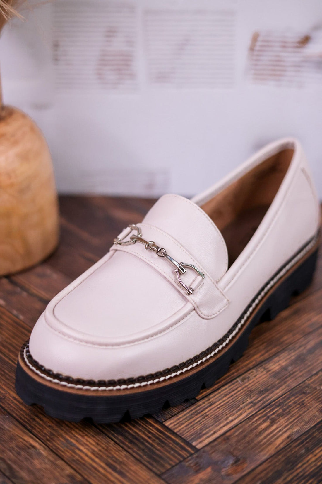 Brownie Points Ivory Loafers - Whiskey Skies - CORKYS FOOTWEAR