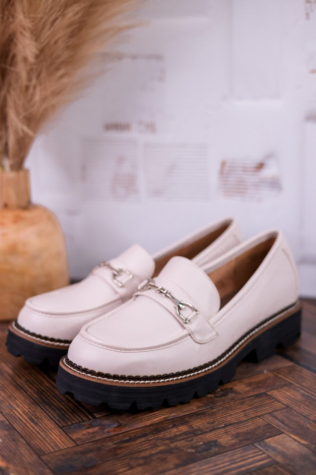 Brownie Points Ivory Loafers - Whiskey Skies - CORKYS FOOTWEAR
