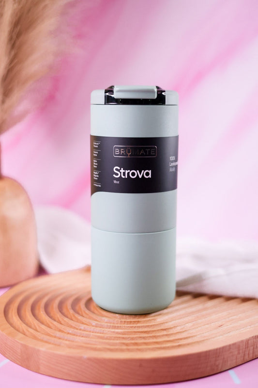 Brumate 18oz Sage Strova Coffee Tumbler - Whiskey Skies - BRUMATE