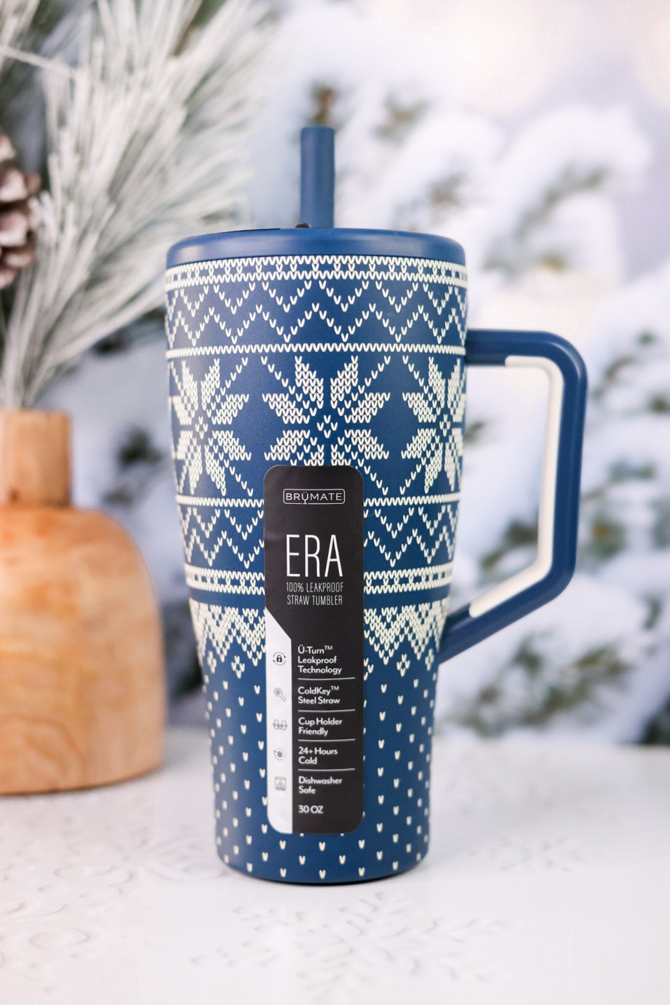 Brumate 30oz Alpine Knit Era Tumbler - Whiskey Skies - BRUMATE