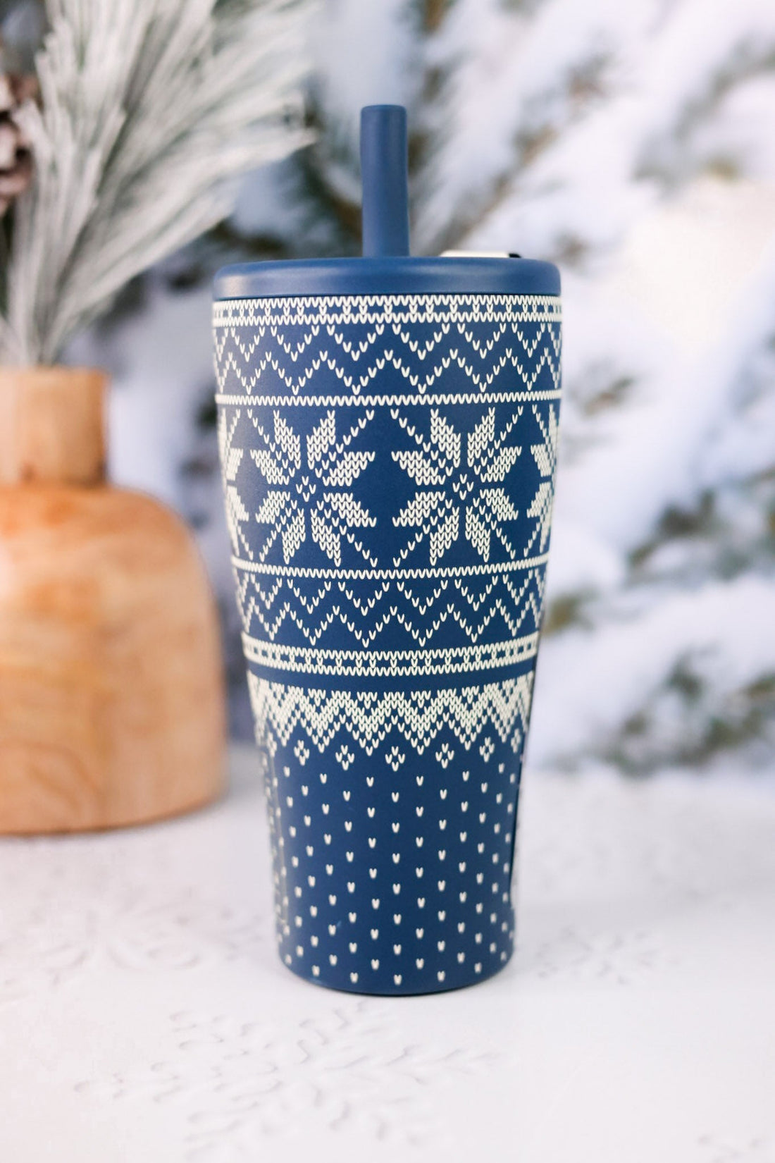Brumate Alpine Knit 20oz Era Tumbler - Whiskey Skies - BRUMATE