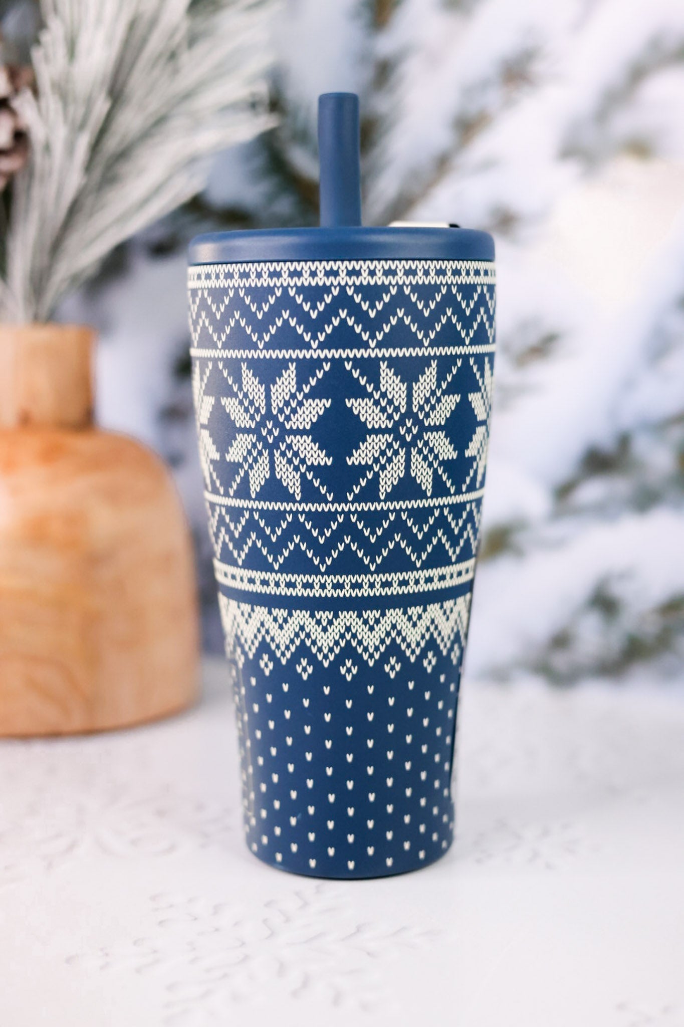 Brumate Alpine Knit 20oz Era Tumbler - Whiskey Skies - BRUMATE