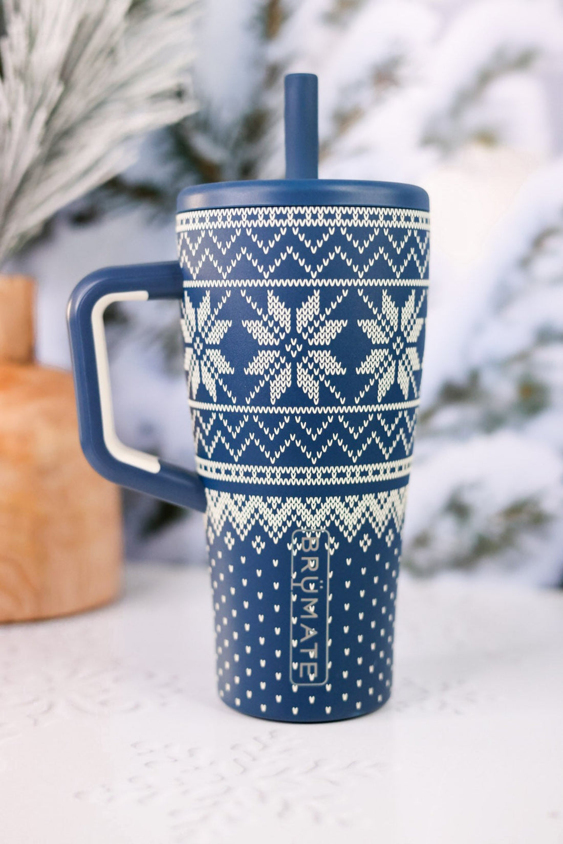 Brumate Alpine Knit 20oz Era Tumbler - Whiskey Skies - BRUMATE