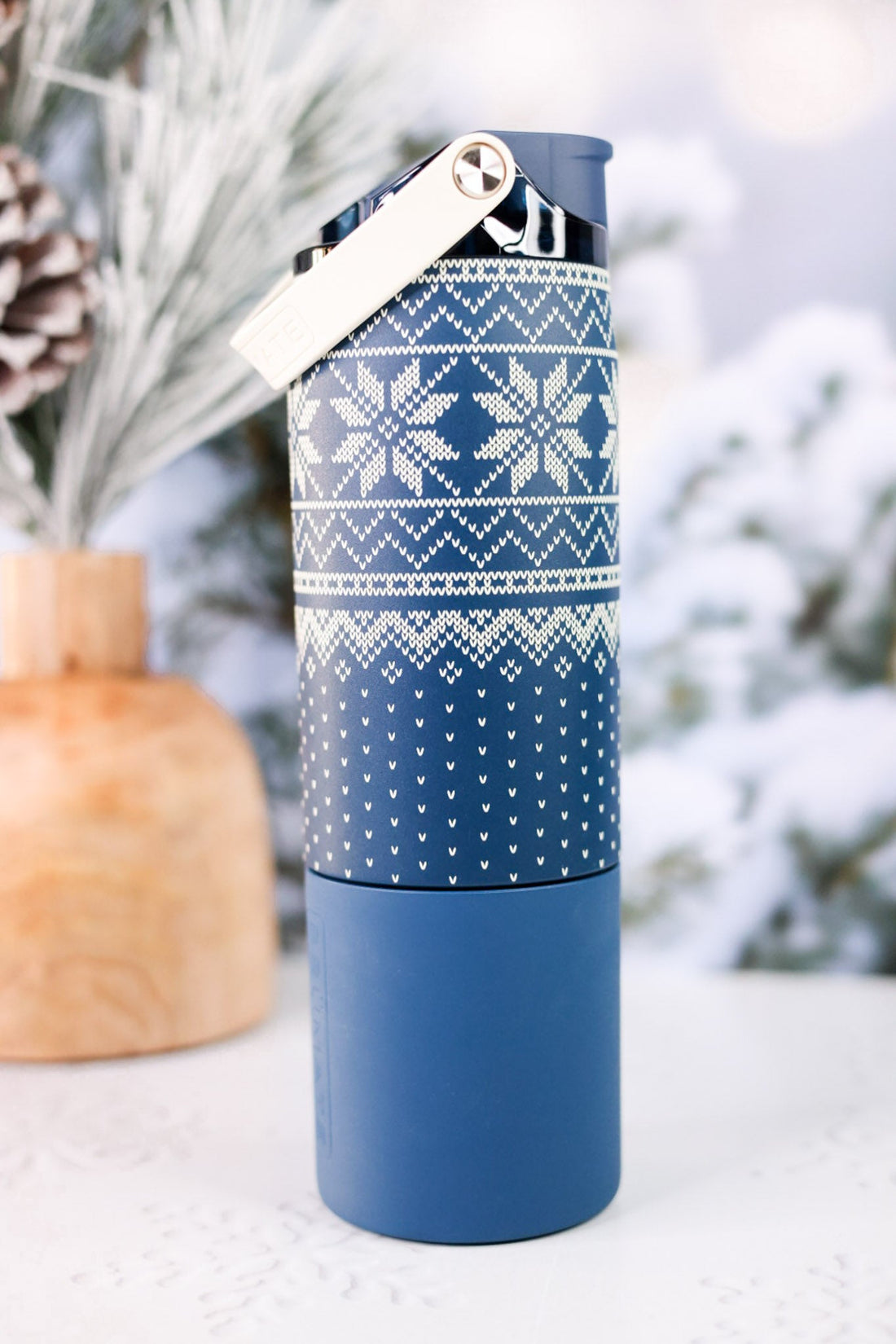 Brumate Alpine Knit 25oz Rise Tumbler - Whiskey Skies - BRUMATE