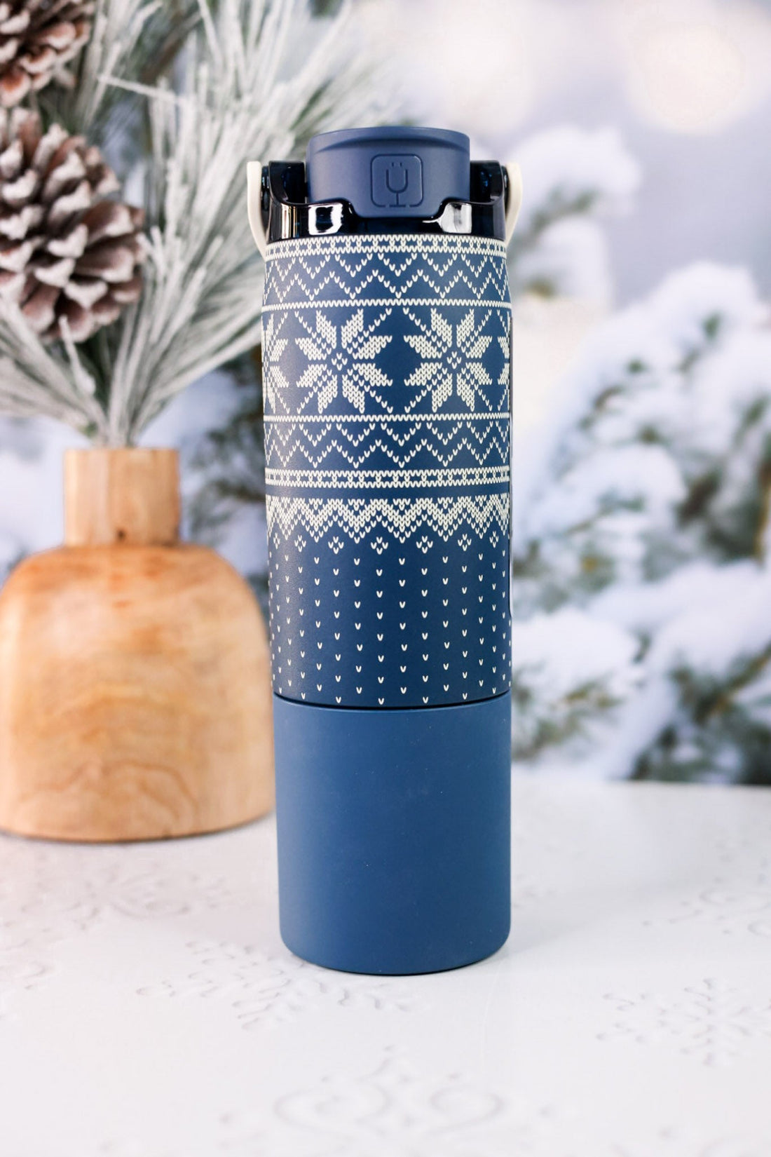 Brumate Alpine Knit 25oz Rise Tumbler - Whiskey Skies - BRUMATE