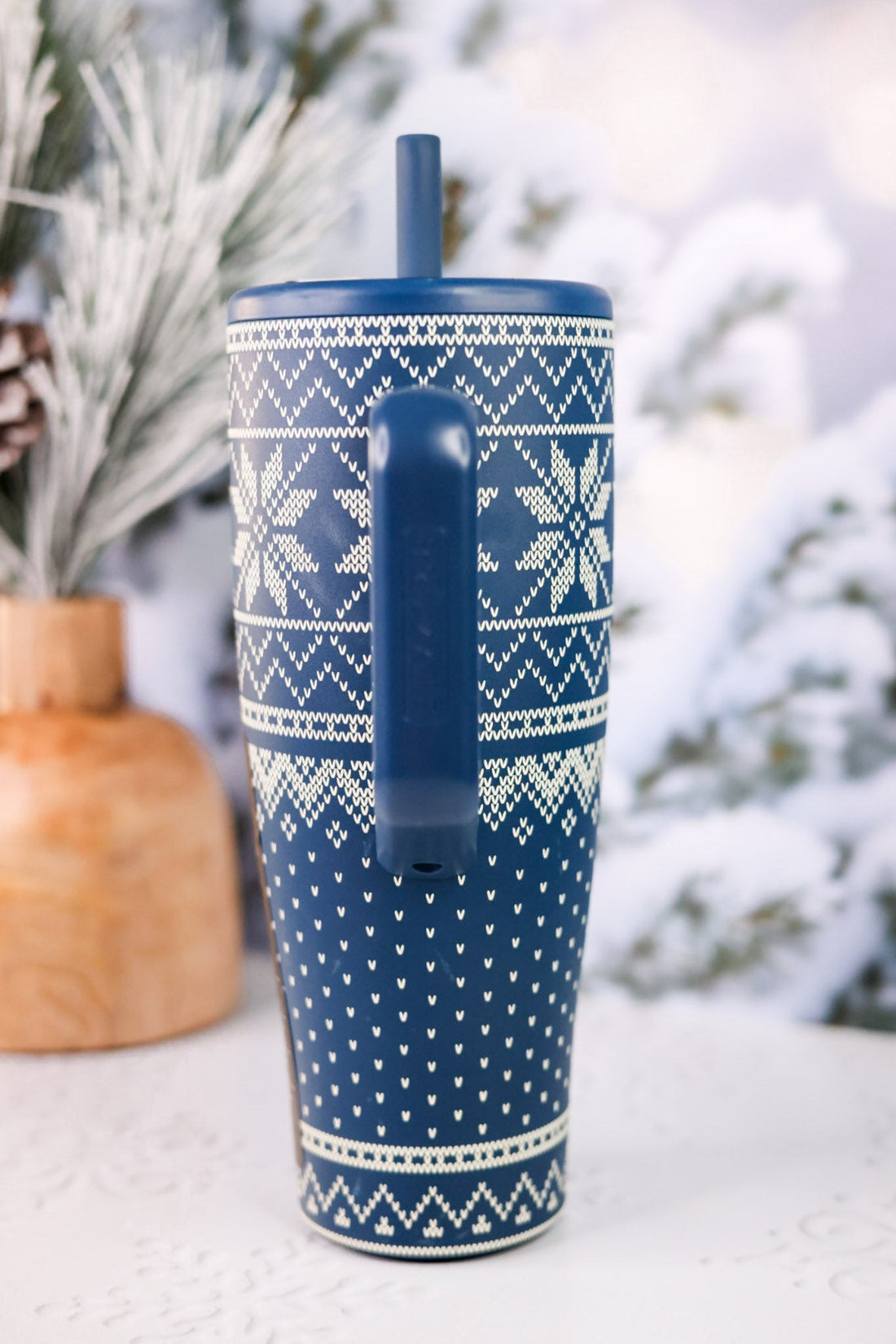 Brumate Alpine Knit 40oz Tumbler - Whiskey Skies - BRUMATE