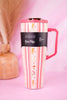 Brumate Cascading Florals 40oz Era Flip Tumbler - Whiskey Skies - BRUMATE