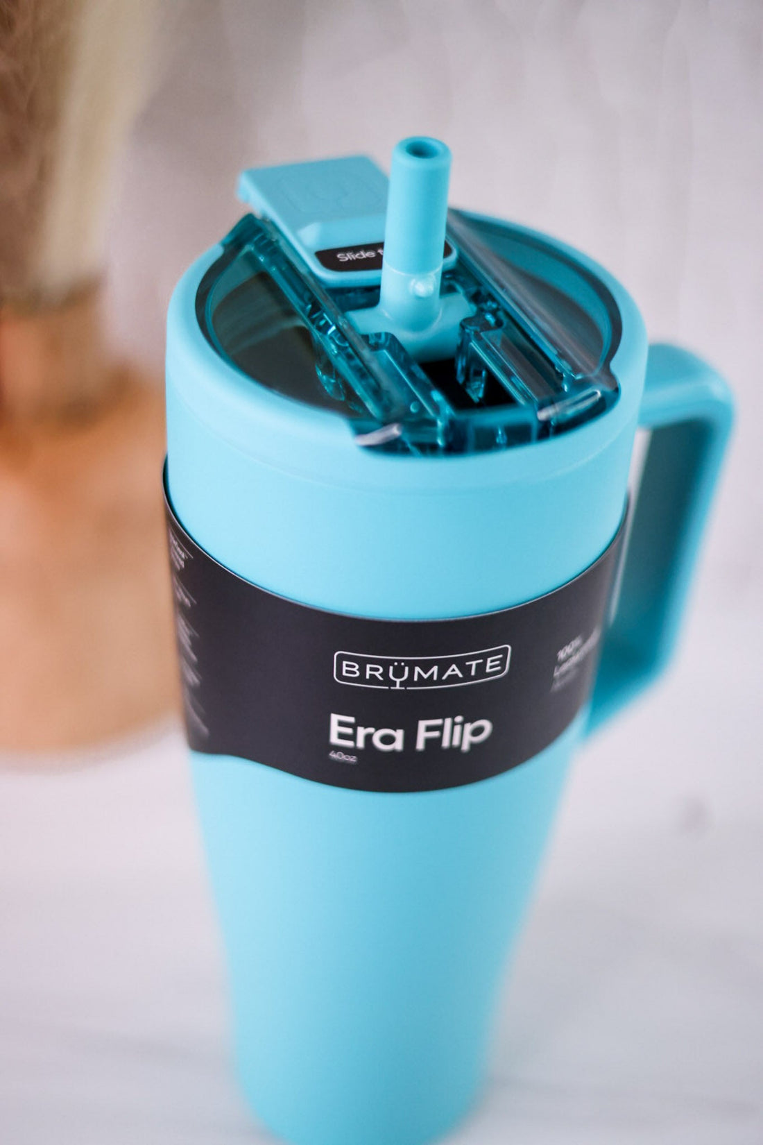 Brumate Curacao 40oz Era Flip Tumbler - Whiskey Skies - BRUMATE