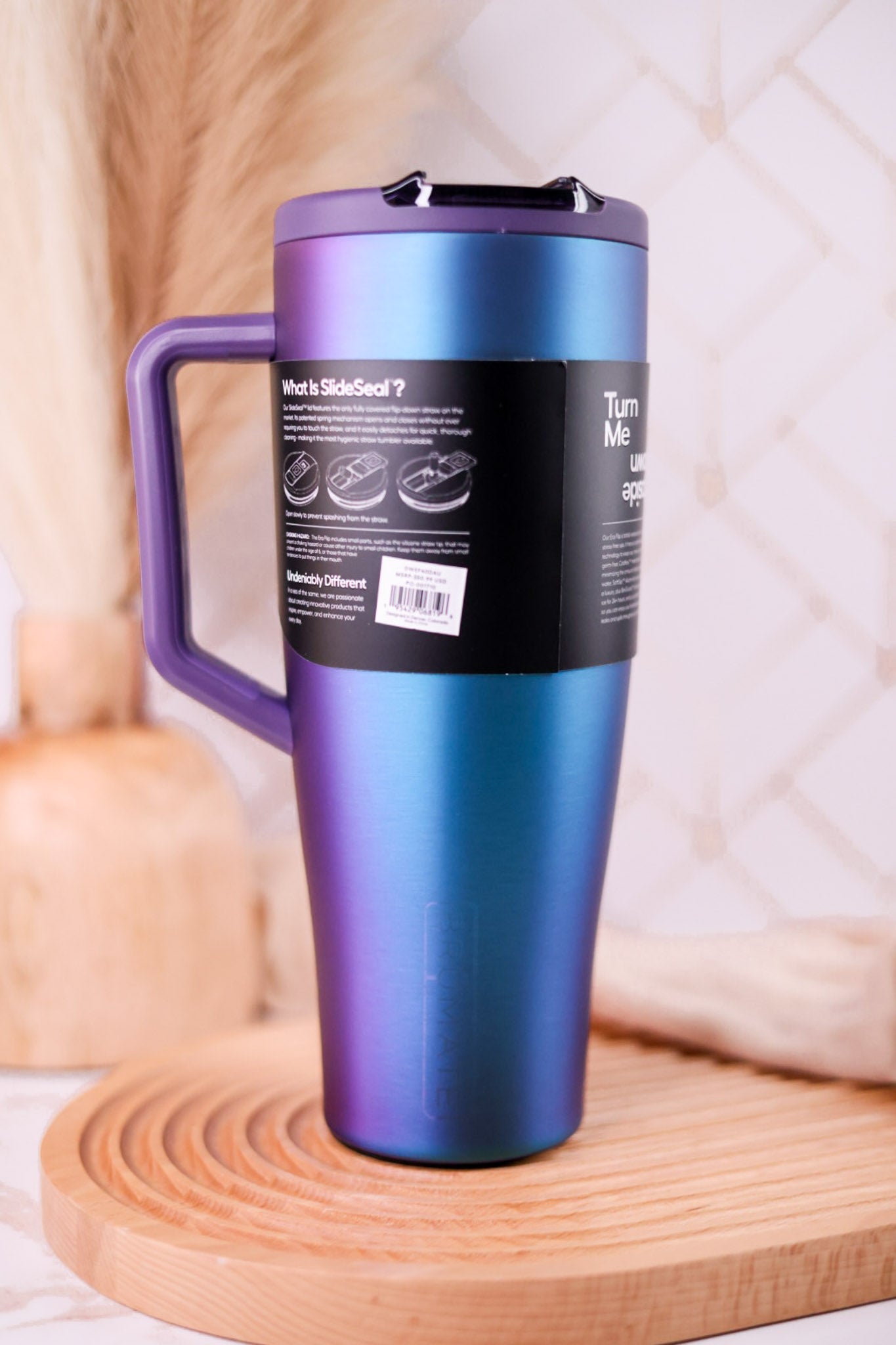 Brumate Dark Aura 40oz Era Flip Tumbler - Whiskey Skies - BRUMATE