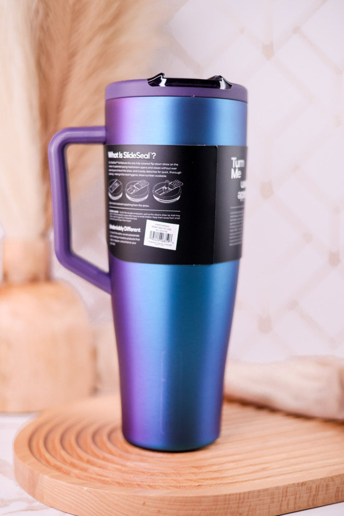 Brumate Dark Aura 40oz Era Flip Tumbler - Whiskey Skies - BRUMATE
