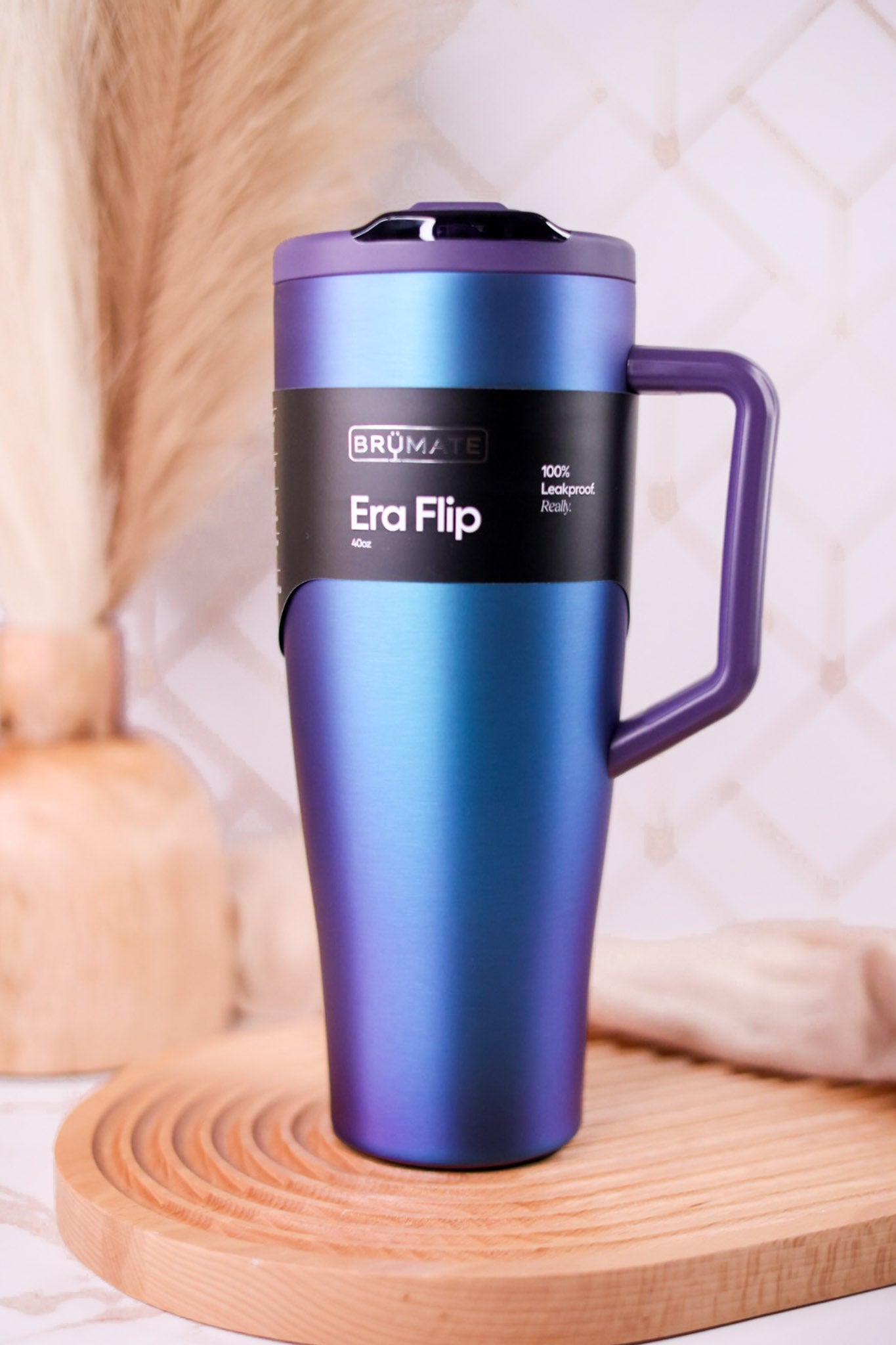 Brumate Dark Aura 40oz Era Flip Tumbler - Whiskey Skies - BRUMATE