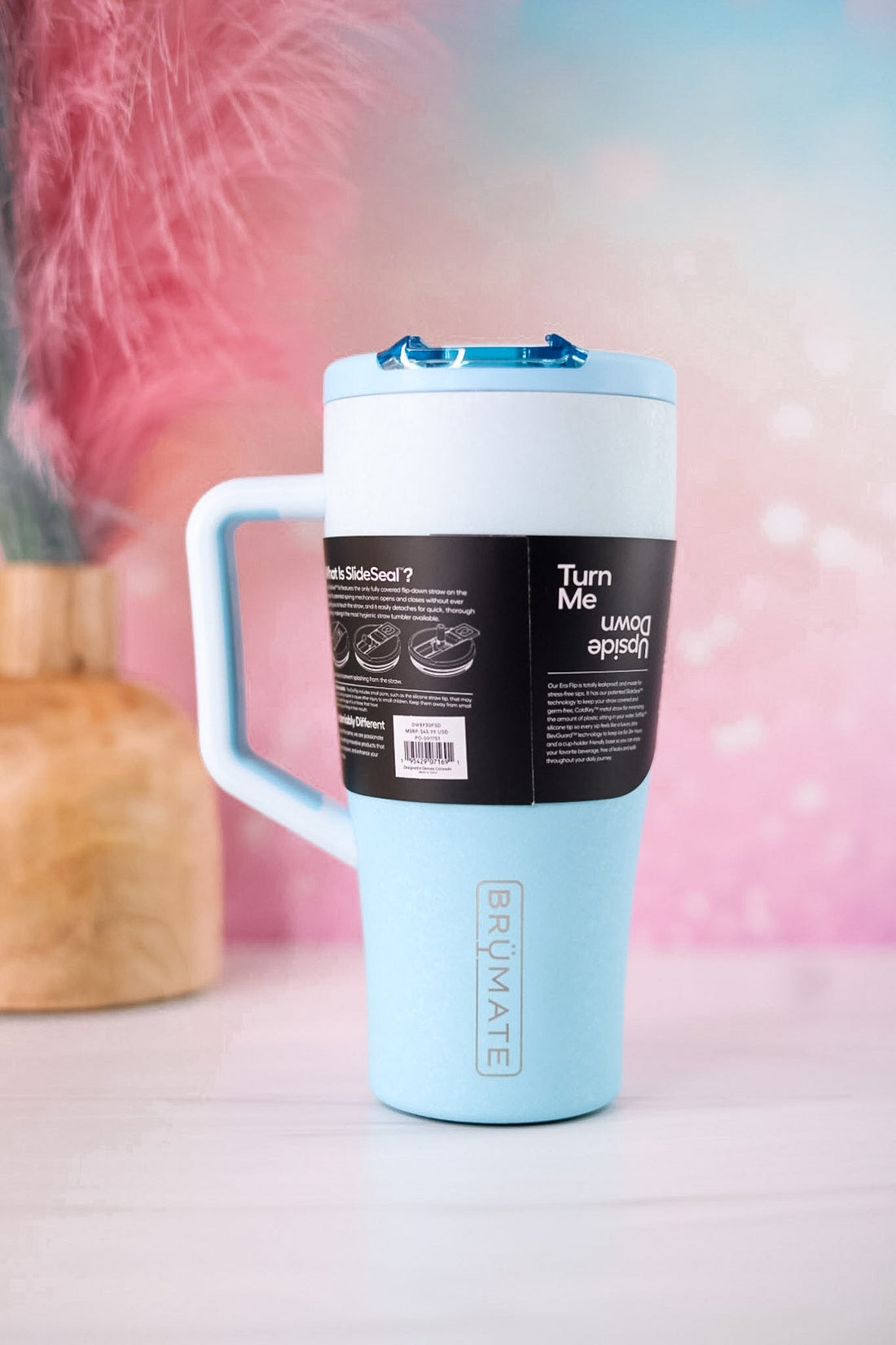 Brumate Frosted Drift 30oz Era Flip Tumbler - Whiskey Skies - BRUMATE