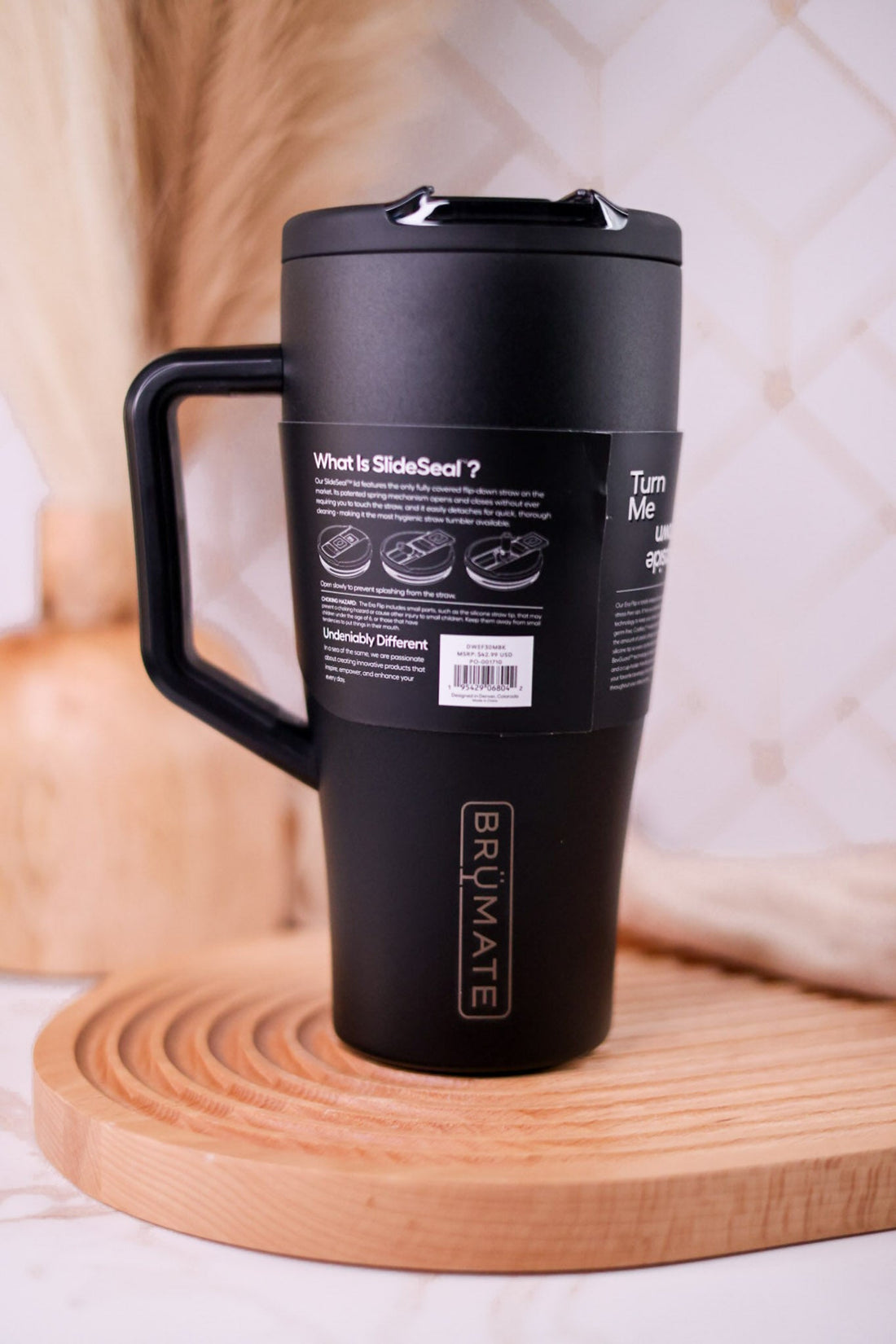 Brumate Matte Black 30oz Era Flip Tumbler - Whiskey Skies - BRUMATE