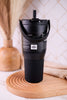 Brumate Matte Black 35oz Resa Flip Tumbler - Whiskey Skies - BRUMATE