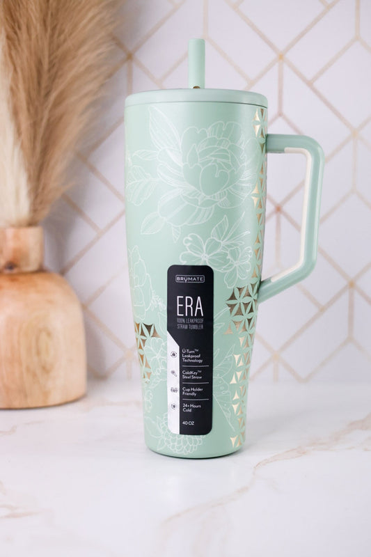 Brumate Metallic Bloom 40oz Era Tumbler - Whiskey Skies - BRUMATE