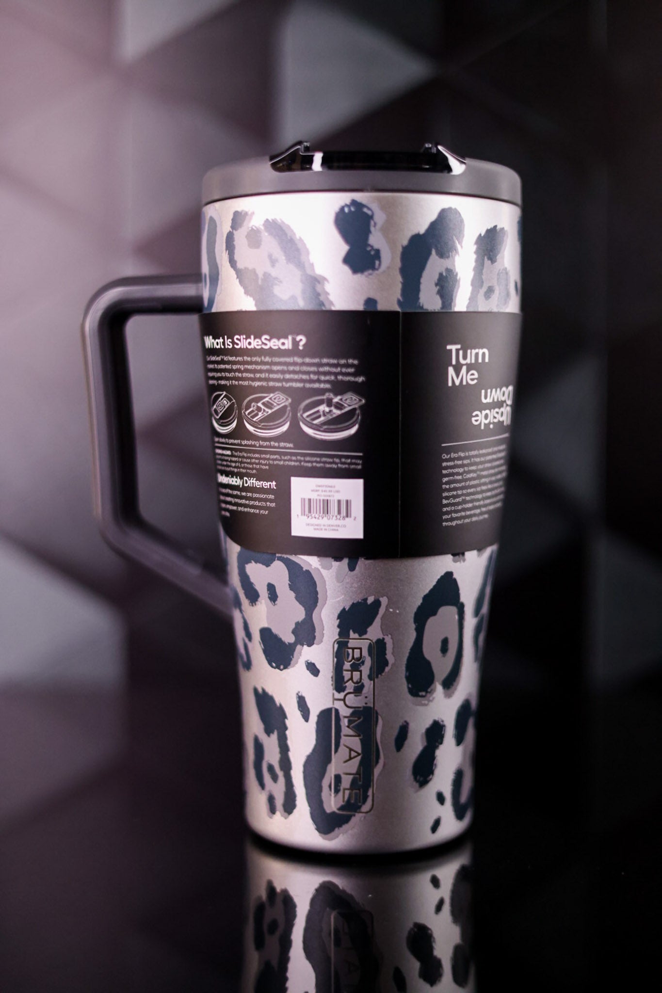 Brumate Metallic Leopard 30oz Era Flip Tumbler - Whiskey Skies - BRUMATE