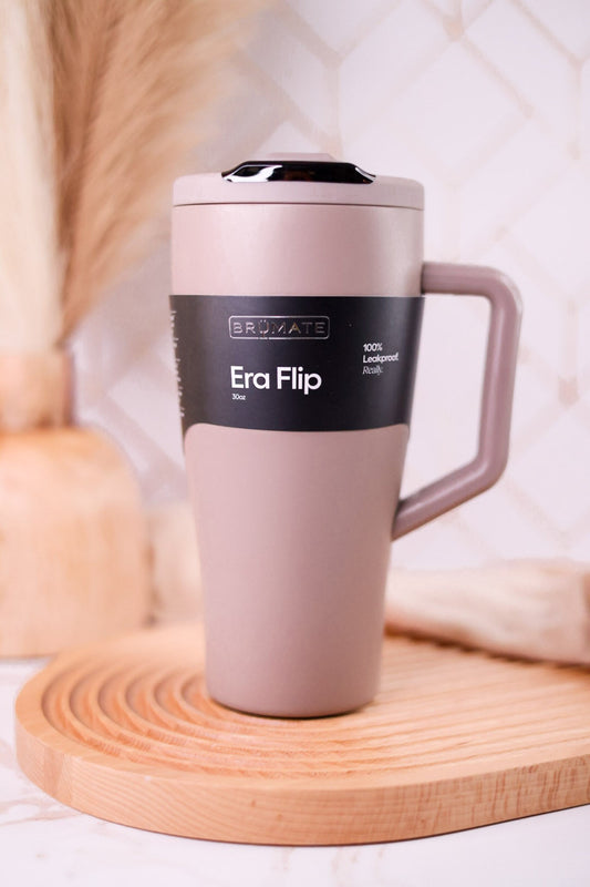 Brumate Mocha 30oz Era Flip Tumbler - Whiskey Skies - BRUMATE
