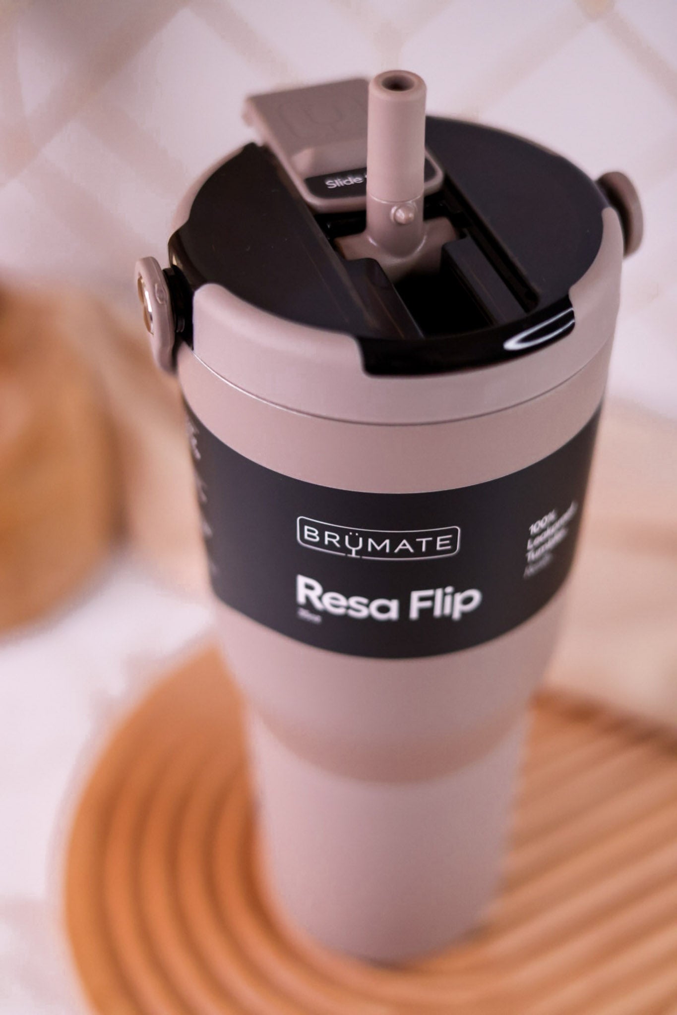 Brumate Mocha 35oz Resa Flip Tumbler - Whiskey Skies - BRUMATE