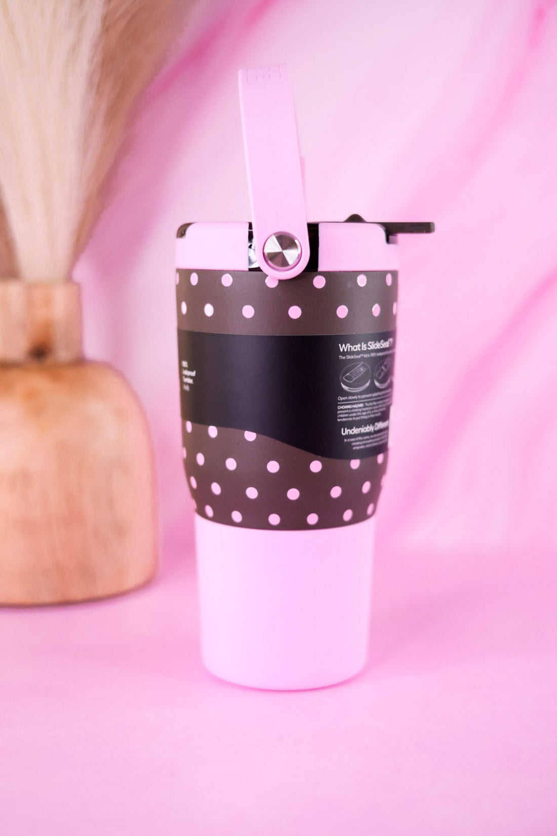 Brumate Mocha Dot 20oz Resa Flip Tumbler - Whiskey Skies - BRUMATE