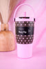 Brumate Mocha Dot 20oz Resa Flip Tumbler - Whiskey Skies - BRUMATE