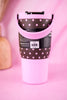 Brumate Mocha Dot 20oz Resa Flip Tumbler - Whiskey Skies - BRUMATE