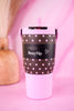 Brumate Mocha Dot 20oz Resa Flip Tumbler - Whiskey Skies - BRUMATE