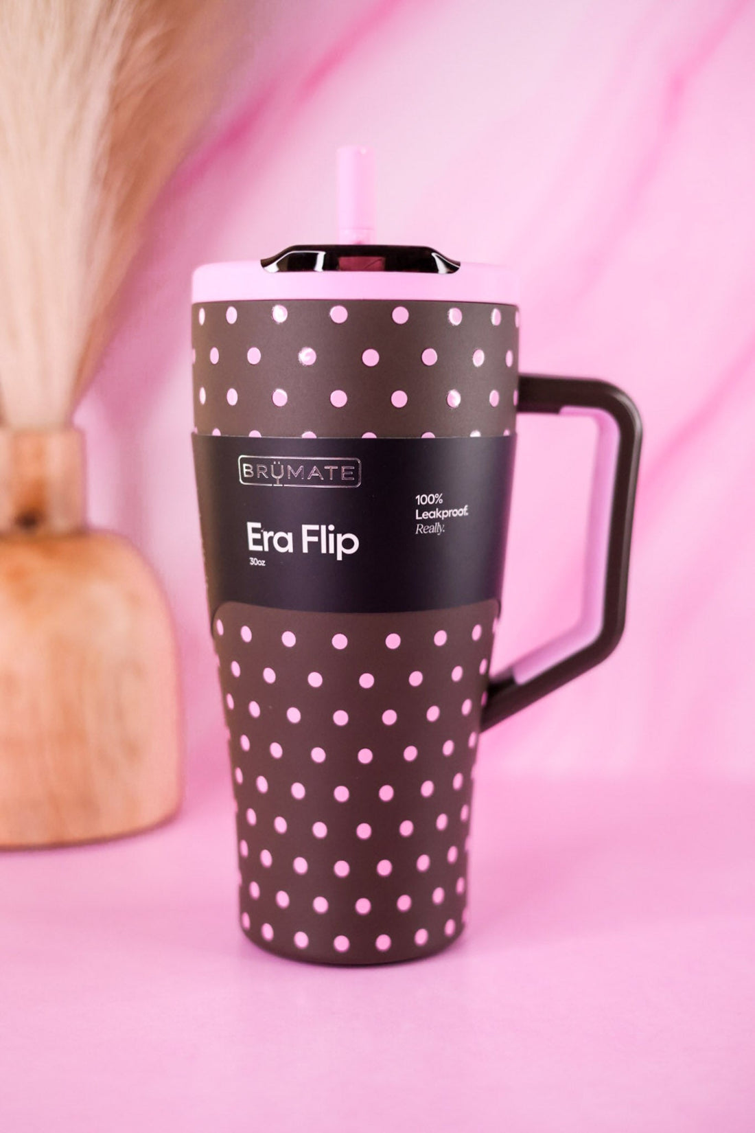 Brumate Mocha Dot 30oz Era Flip Tumbler - Whiskey Skies - BRUMATE