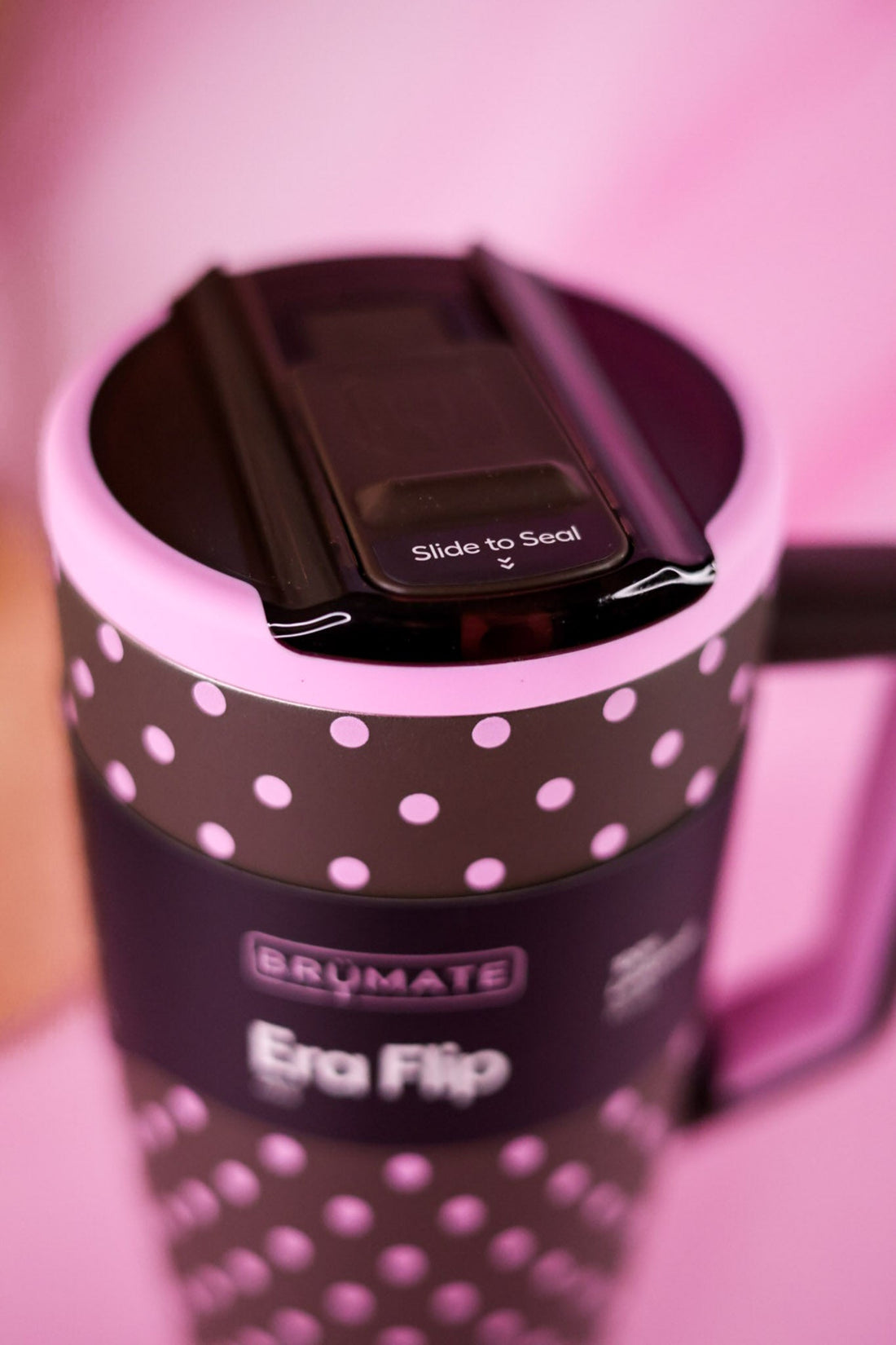 Brumate Mocha Dot 40oz Era Flip Tumbler - Whiskey Skies - BRUMATE