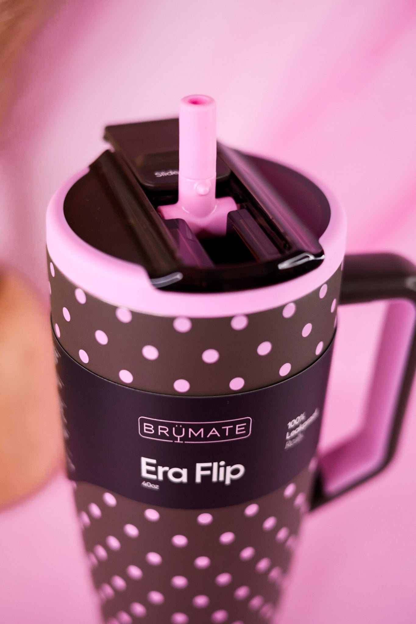 Brumate Mocha Dot 40oz Era Flip Tumbler - Whiskey Skies - BRUMATE