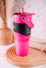 Brumate Neon Pink 35oz Resa Flip Tumbler - Whiskey Skies - BRUMATE