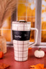 Brumate Oxford Plaid 30oz Era Flip Tumbler - Whiskey Skies - BRUMATE