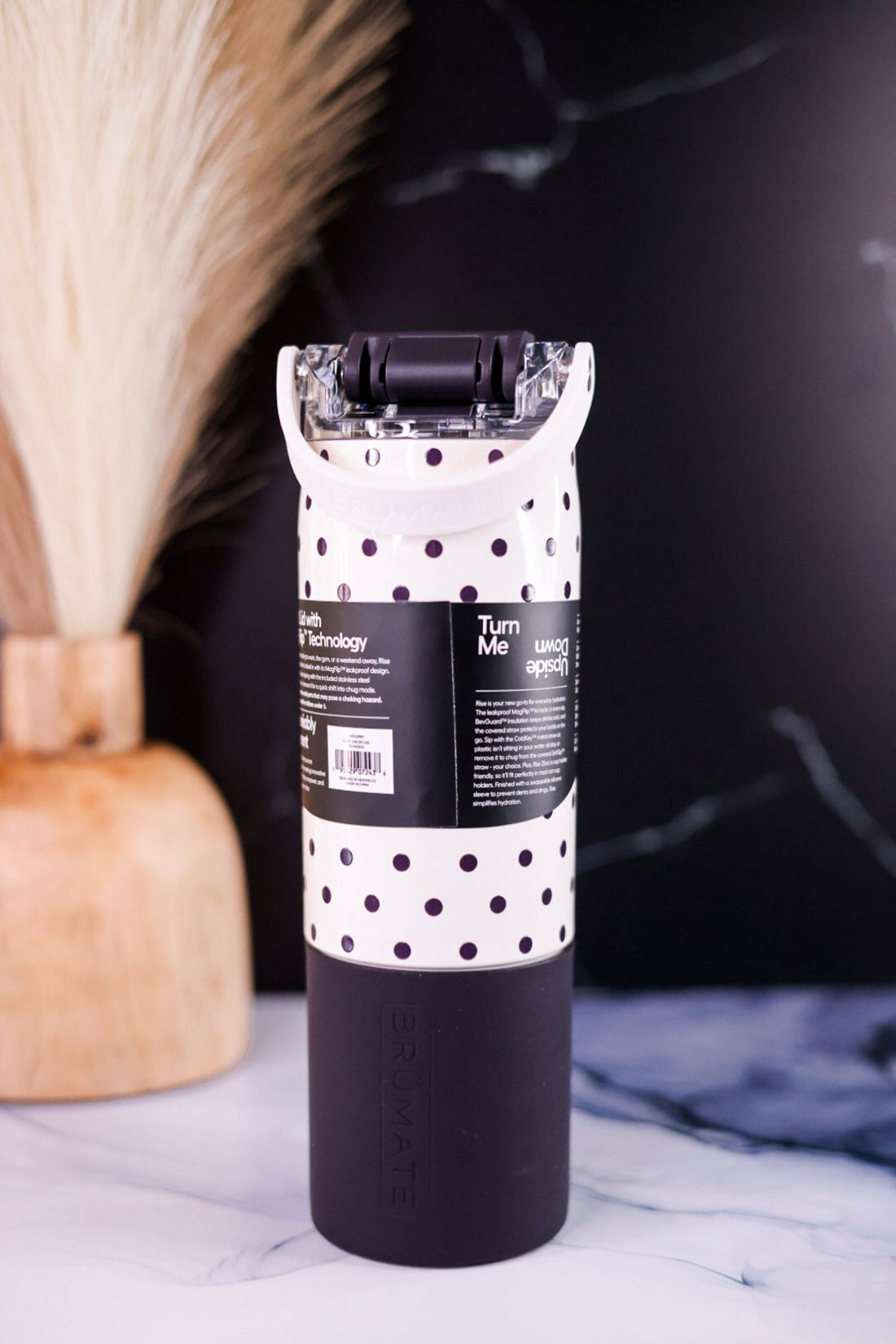 Brumate Polka Pearl 25oz Rise Tumbler - Whiskey Skies - BRUMATE