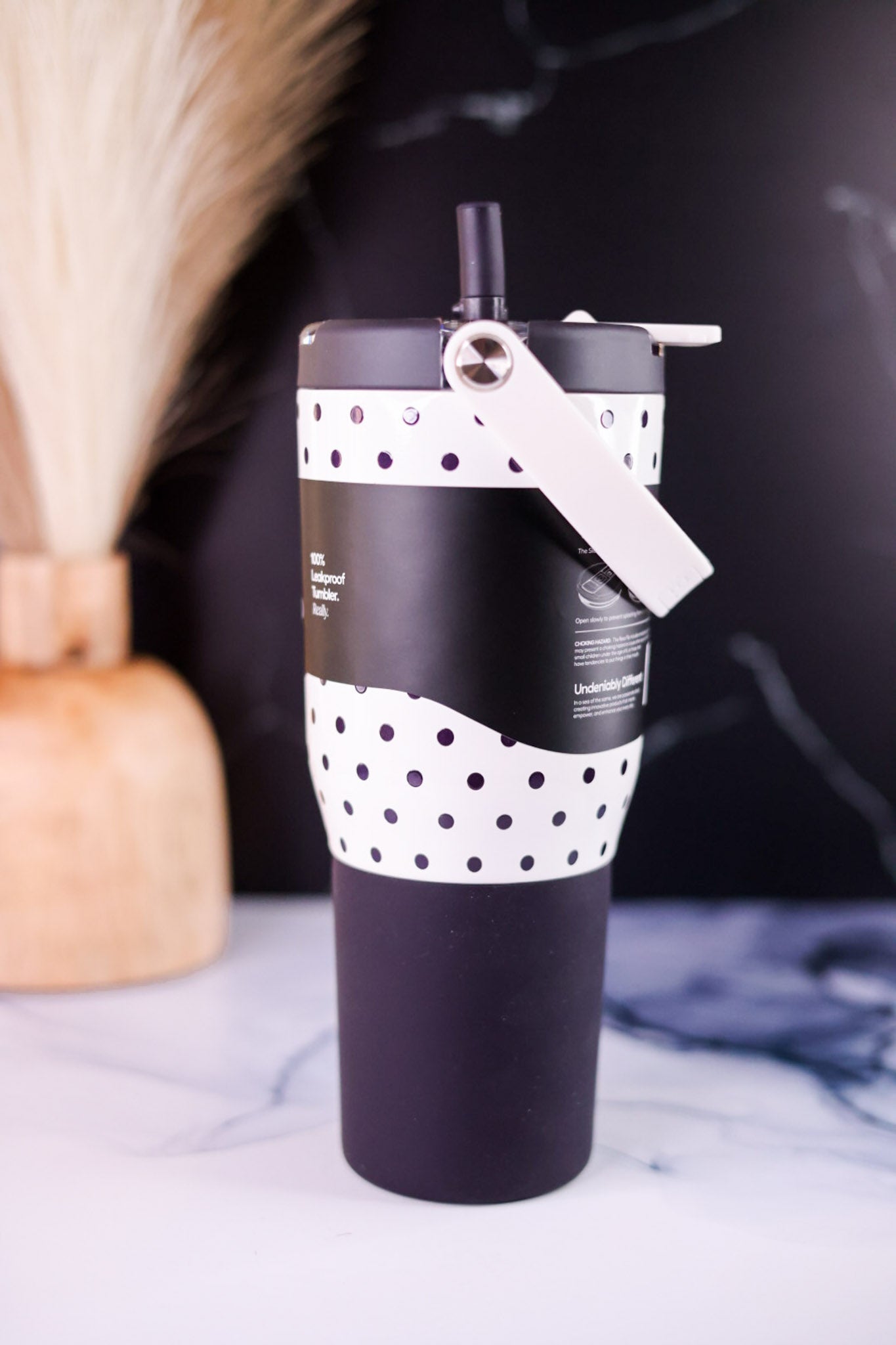 Brumate Polka Pearl 35oz Resa Flip Tumbler - Whiskey Skies - BRUMATE